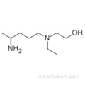 에탄올, 2 - [(4- 아미노 펜틸) 에틸 아미노] - CAS 69559-11-1